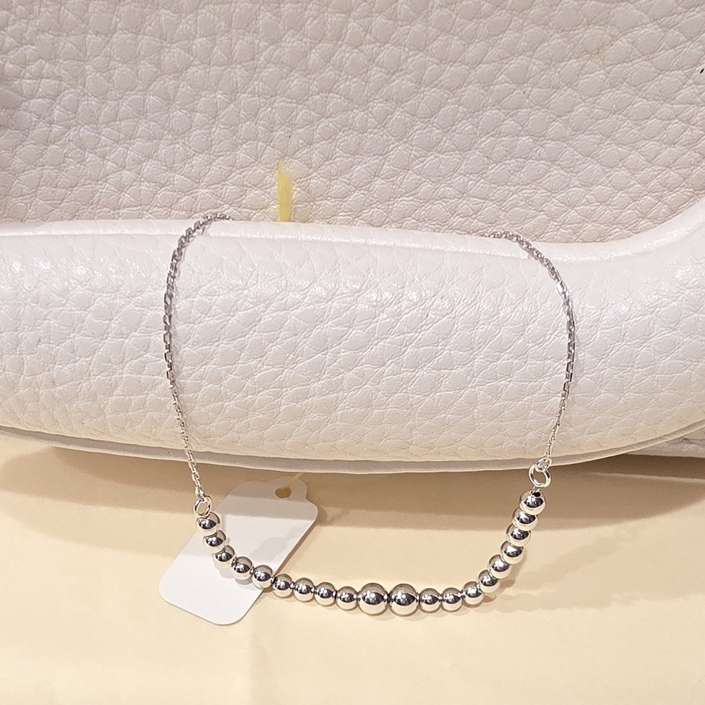 💠✨️18K Real White Gold Ball Bracelet✨️💠
